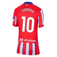 Atletico Madrid Angel Correa #10 Fotballklær Hjemmedrakt Dame 2024-25 Kortermet